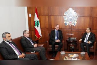 البيسري عرض مع بلانشارد وانطونيو وخفاجي عمل المنظّمات الأمميّة في لبنان