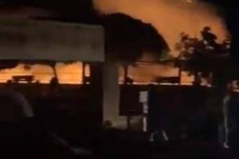 بالفيديو - حريقٌ كبيرٌ في جرجوع