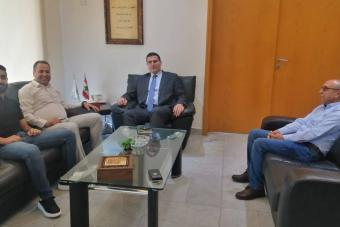 لقاء بين وزير الزراعة ورئيس "نبض للتنمية" عرض أهمية الأمن الغذائي