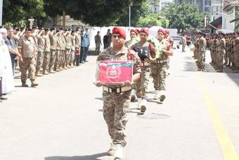 الجيش شيّع المجند الشّهيد الممدّدة خدماته عبد السلام محمد شرف