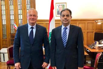 بو نصار للسفير الروسي الجديد: لمساعدتنا بعد الانفجار