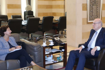 ميقاتي اطلع من رياشي على نتيجة المناقصة لتنفيذ مشروع تركيب آلات ضبط الدوام