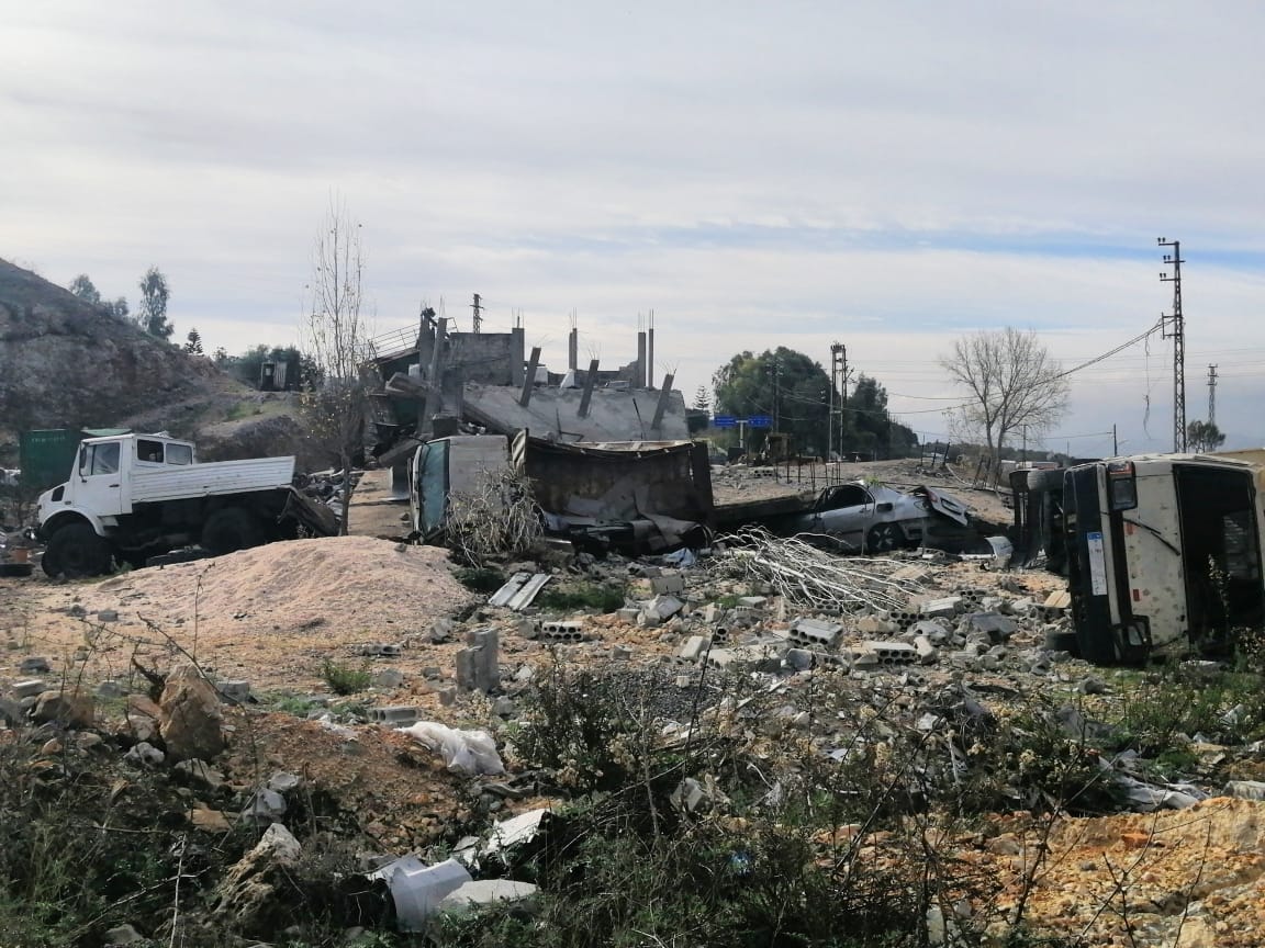 بالفيديو - دمار هائل عند مدخل بلدة الخيام