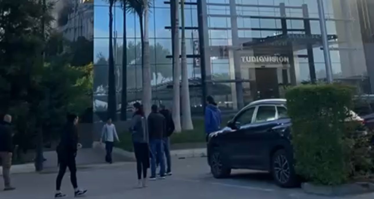 بالفيديو والصور: حريق في أحد مباني MTV