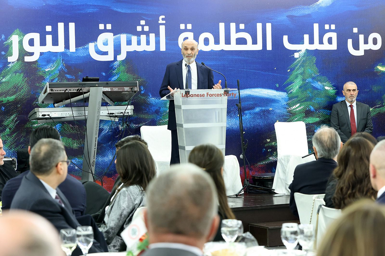 جعجع في عشاء المغتربين: نقف في وجه المنظومة الفاسدة حتى آخر نفس