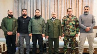 بالصور: بدء ضمّ الفصائل المسلّحة تحت مظلّة وزارة الدفاع السورية