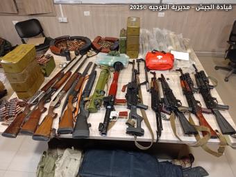 الجيش: دهم منازل في النبي شيت وسرعين وشمسطار وتوقيف 8 أشخاص