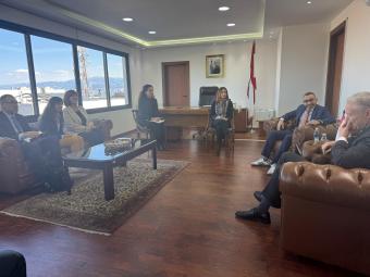ملف النازحين بين وزير الخارجية والمبعوث الخاص لكندا الى سوريا