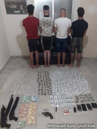 مداهمة وتوقيف اشخاص في الاوزاعي