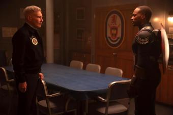 مشهد من فيلم "Captain America"