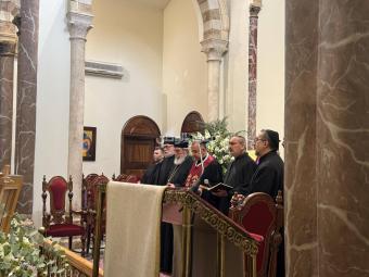 خاص - بالصور: الوداع الأخير للممثل القدير أنطوان كرباج