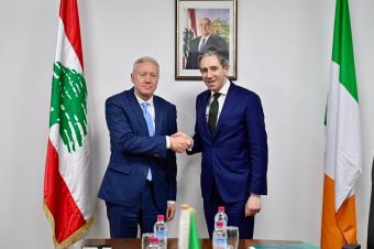 رجي عرض ولودريان التحضيرات لزيارة رئيس الجمهورية الى باريس