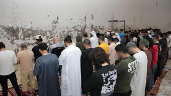 بالصّور: صلاة عيد الفطر في سجن رومية