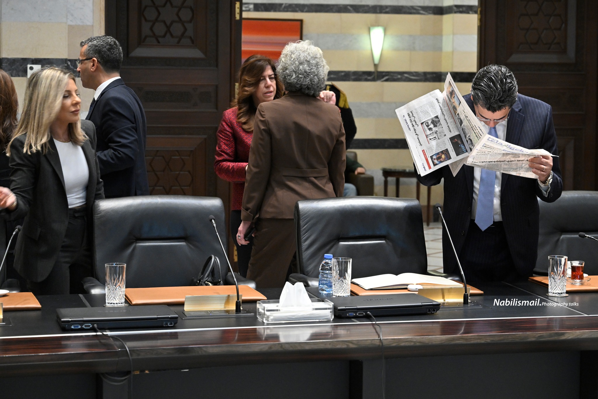 بالصور: نداء الوطن على طاولة مجلس الوزراء