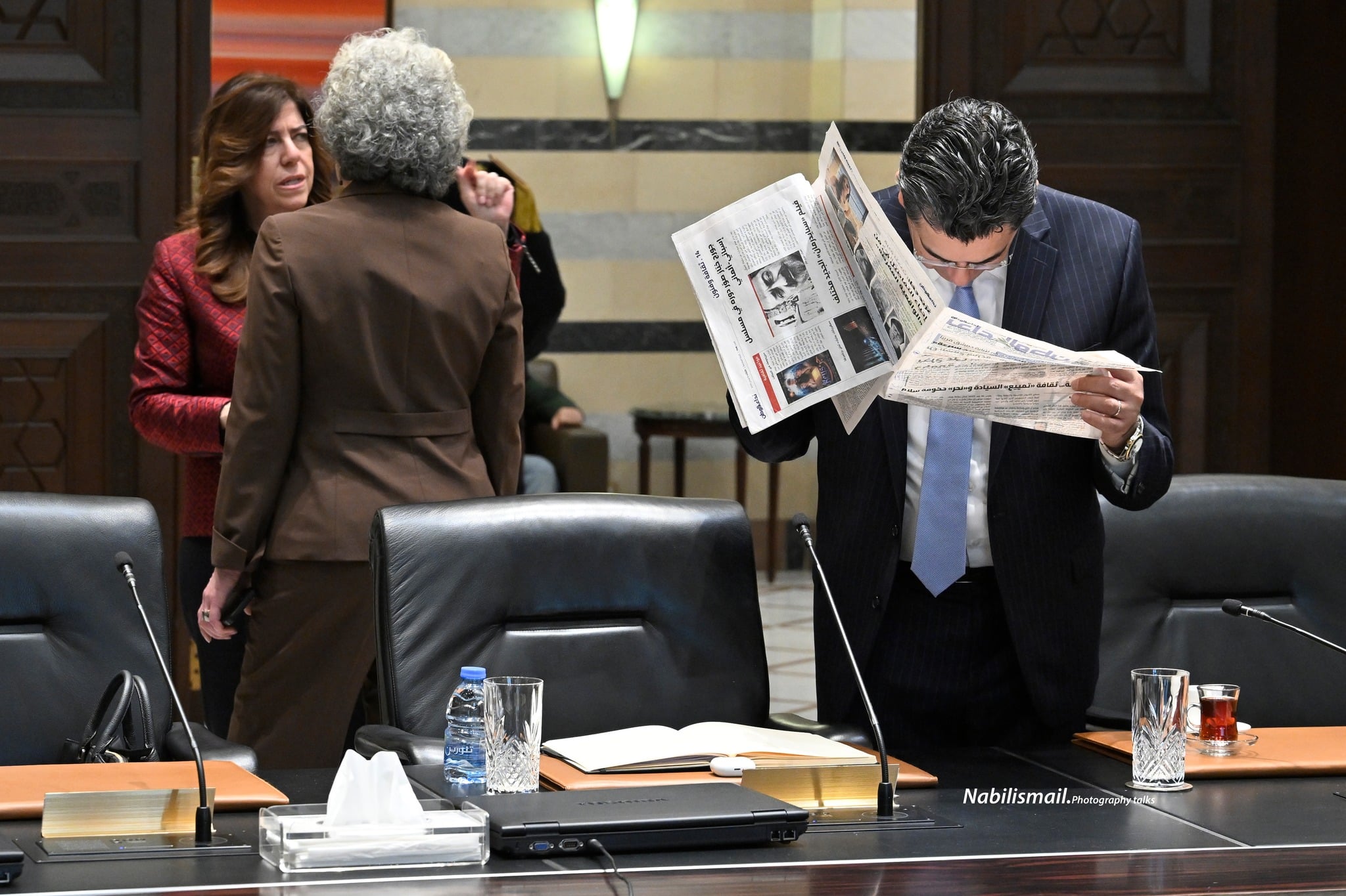 بالصور: نداء الوطن على طاولة مجلس الوزراء