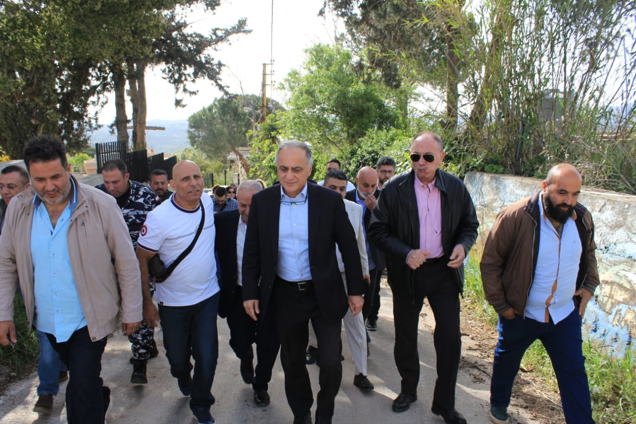 أبو ناضر في قرى الشريط الحدودي: صمودكم أذهل الجميع وسنبقى إلى جانبكم