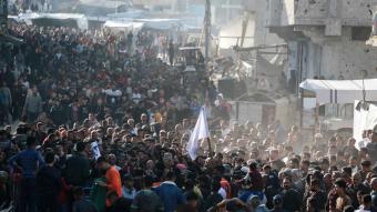 تظاهرات في مخيم جباليا تطالب "حماس" بالخروج من غزة