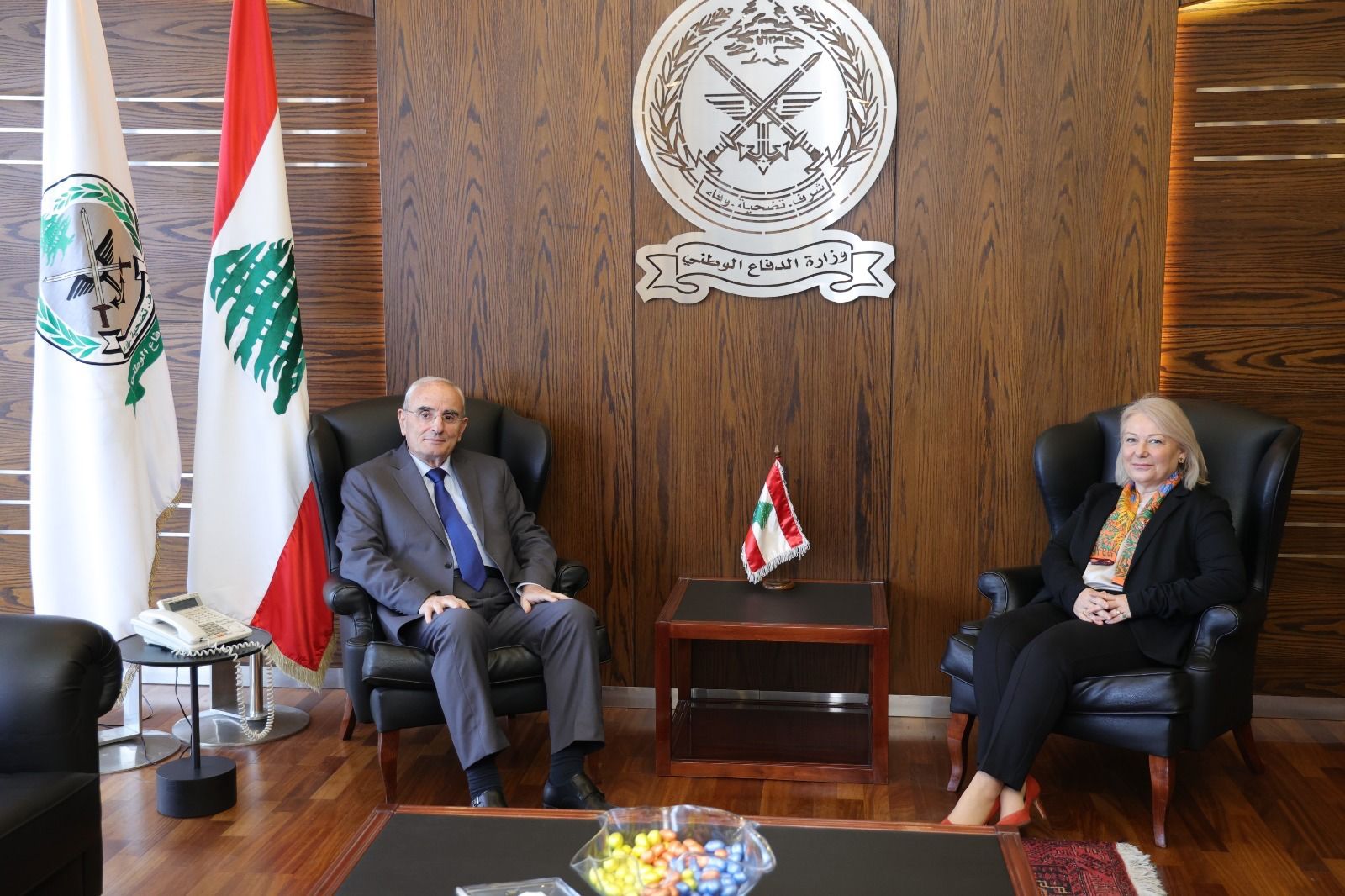 دعم الجيش اللبناني وتطبيق القرار 1701 على طاولة وزير الدفاع الوطني