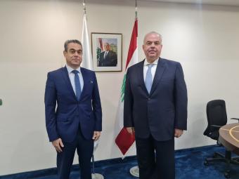 الوزير الحاج والنائب الصحناوي بحثا ملفات تتعلّق بقطاع الاتّصالات