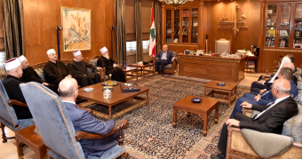 بري تابع التطورات مع زواره وأبرق لنظيره الجزائري مهنئاً