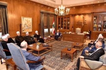 شيخ العقل: لاستكمال تطبيق الطائف بجميع بنوده بما يخدم المصلحة الوطنية