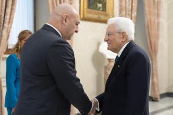 بالصور: الرئيس عون يجتمع بالرئيس الإيطالي سيرجيو ماتاريلا