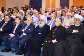 شيخ العقل ووزير الثقافة يرعيان ندوة حول "الشراكة الروحية الوطنية"