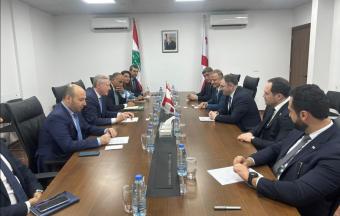 رجي يبحث مع وفد برلماني جورجي العلاقات بين لبنان وجورجيا