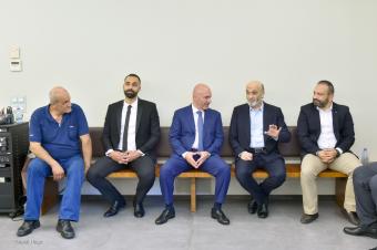 جعجع يستضيف مجلس بلدية القبيات
