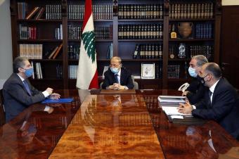 عون: التزام الحكومة التدقيق الجنائي في حسابات مصرف لبنان ضروري