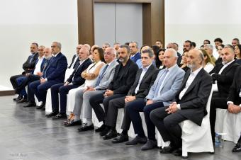 وفد من نقابة اطباء الاسنان عند جعجع