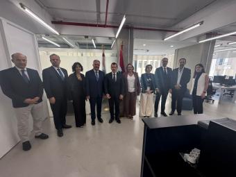 شحادة يستقبل نقيب المحامين لتعزيز التعاون في المجال الرقمي