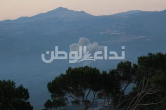 بالصور - غارة إسرائيلية على الوردانية