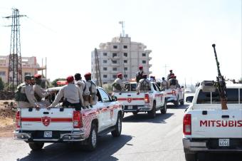 بالصور: الشرطة العسكرية السورية تدخل السويداء لضبط الأمن