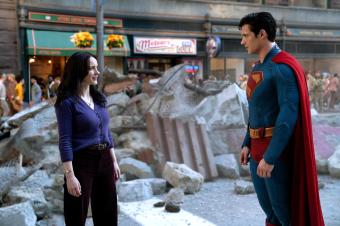 البطلان David Corenswet و Rachel Brosnahan
