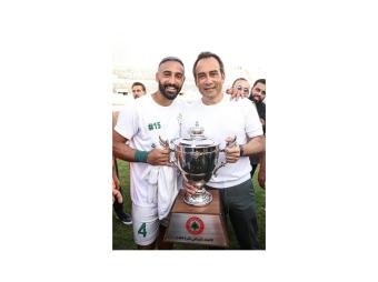 مطر برفقة رئيس النادي النائب نبيل بدر