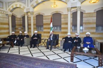 سلام يلتقي دريان ومفتيي المناطق لبحث الأوضاع العامة