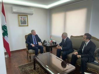 رجّي يبحث مع سفير أرمينيا والمفوضية الأممية دعم العلاقات وملف النزوح