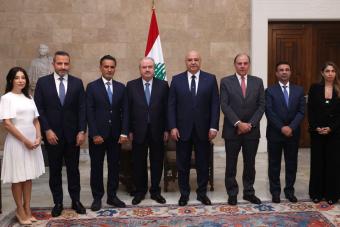 نواب حاكم مصرف لبنان يؤدّون قسم اليمين أمام عون