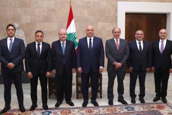 نواب حاكم مصرف لبنان يؤدّون قسم اليمين أمام عون