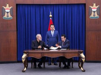 لاريجاني يُطلق جولته الإقليمية بمذكرة تفاهم أمنية مع بغداد