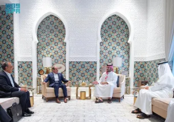بن سلمان يستقبل في قصر نيوم رئيس جمهورية مصر