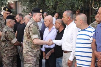 الجيش يودّع شهيدَين سقطا في سبيل الوطن بحضور قائده العماد هيكل