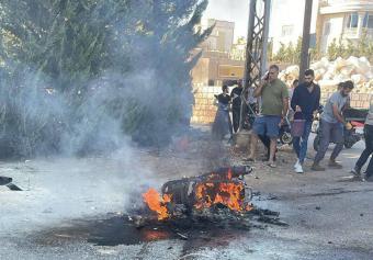 بالفيديو والصورة - قتيل في غارة على النبطية الفوقا