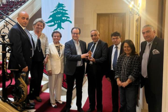 المؤسسة المارونية للانتشار ترافق الراعي في فرنسا وتشارك بافتتاح دير مار شربل