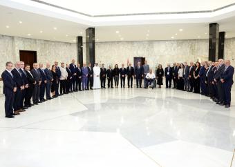 عون مستقبلًا وفد أطباء الأسنان: وجودكم رسالة ثقة وأمل بلبنان
