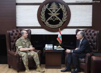 العماد هيكل يستقبل المدير التنفيذي لمجموعة الدعم الأميركي من أجل لبنان