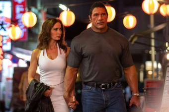 Dwayne Johnson و Emily Blunt