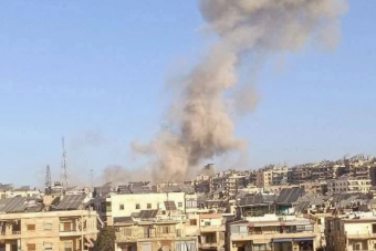 بالفيديو والصور: انفجار في حلب