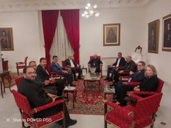 العبسي التقى الوزراء والنواب الكاثوليك : على كل واحد منا ان يكون سفيرا لطائفته لدى مرجعيته